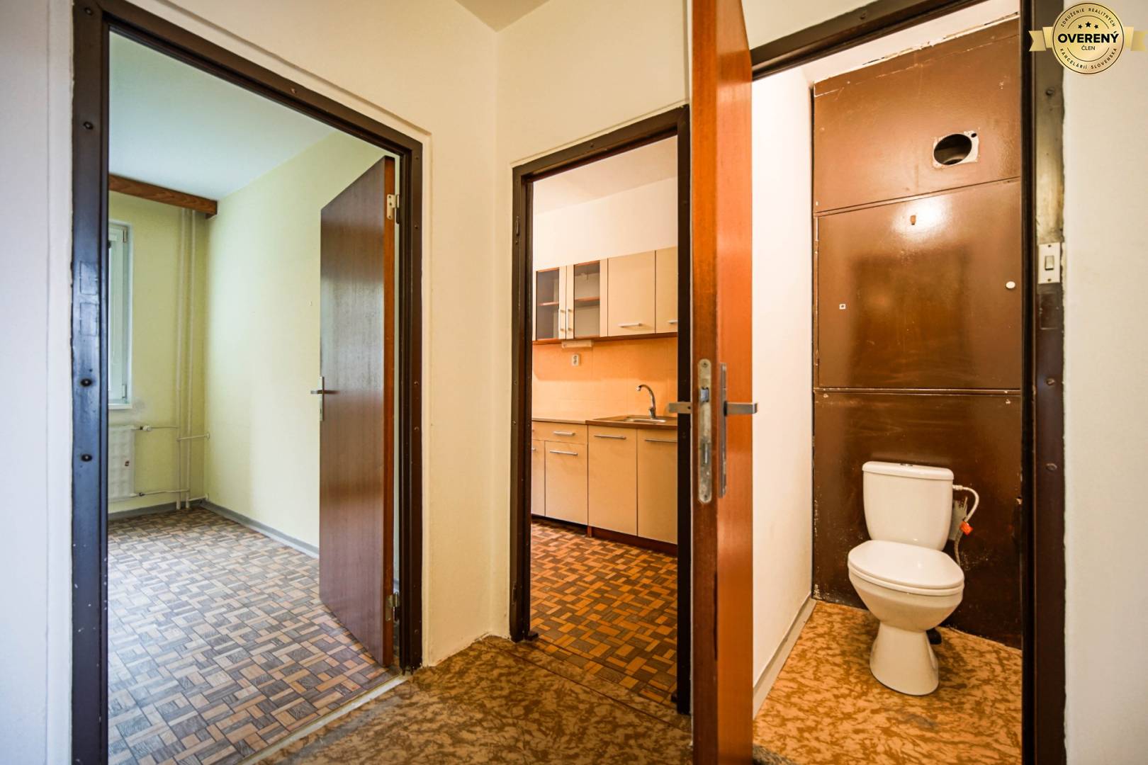 3-izbový byt na predaj Modra Komenského toaleta