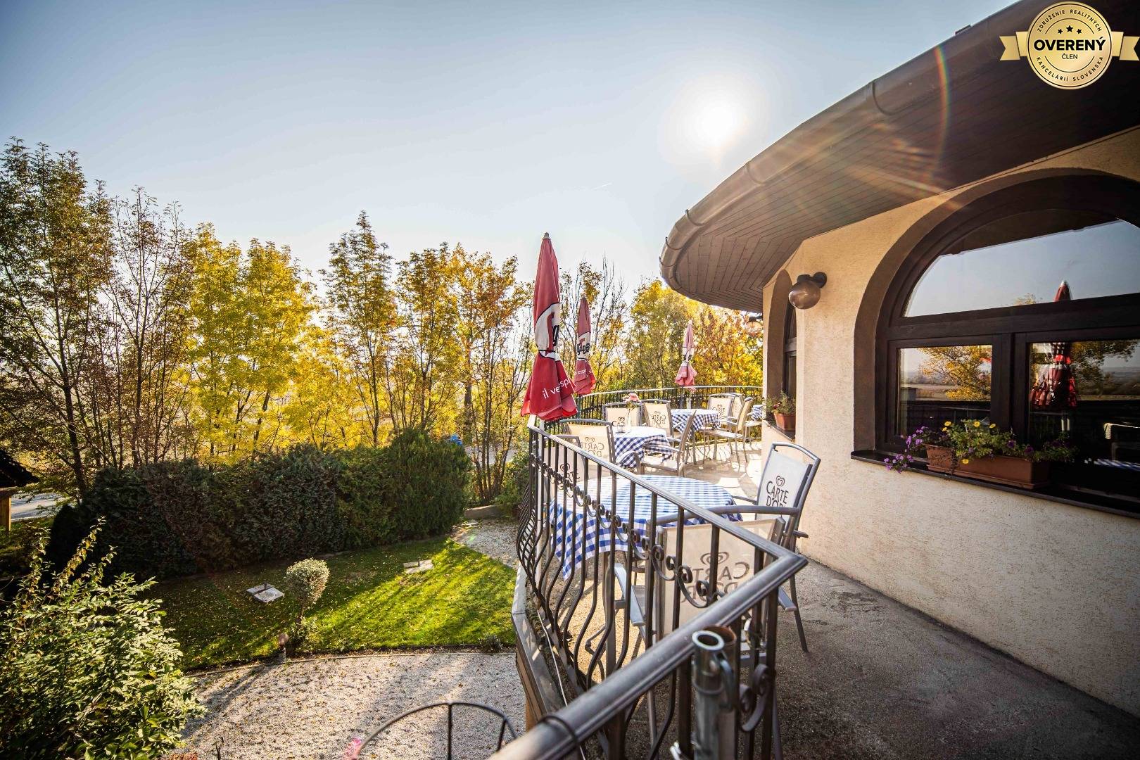 PRENÁJOM OBJEKTU REŠTAURÁCIE - TERASA